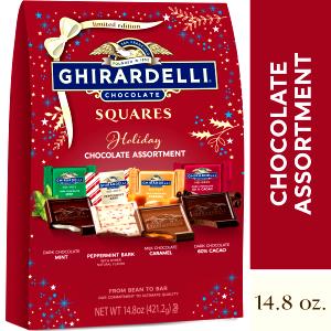 4 squares Holiday Chocolate Squares Assortment