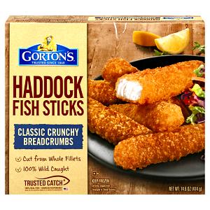 4 sticks (112 g) Haddock Fish Sticks Classic Crunchy Breadcrumbs