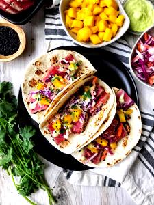 4 tacos (185 g) Ahi Tuna Tacos