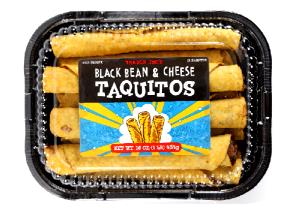 4 taquitos (150 g) Hand Crafted Black Bean & Cheese Taquitos