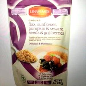 4 tbsp (30 g) Ground Flax, Sunflower, Pumpkin, Sesame Seeds & Goji Berries