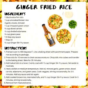 4 tbsp (60 ml) Ginger Soy Stir-Fry Sauce