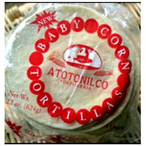 4 tortillas (1.84 oz) Baby Corn Tortillas