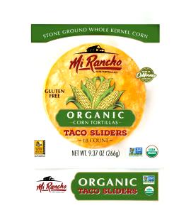 4 tortillas (59 g) Organic Corn Tortillas Taco Sliders