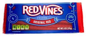 4 vines (40 g) Original Red Twists Redvines Licorice
