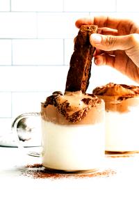 406 Grams HOT CHOCOLATE - Medium - Soy Milk - White Chocolate - With Whip