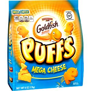 41 pieces (1.1 oz) Goldfish Puffs Mega Cheese