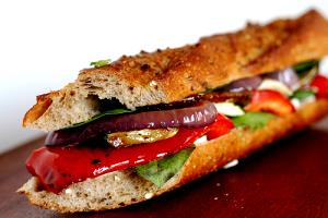 411 Grams Roasted Vegetable Baguette