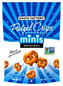 42 crackers (28 g) Pretzel Crisps Minis - Original
