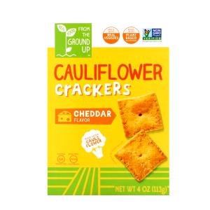 44 crackers (28 g) Cauliflower Crackers - Cheddar Flavor