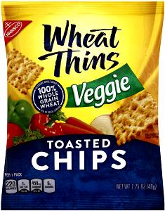 49 Grams Wheat Thins, Toasted Chips, Toasted Veggie