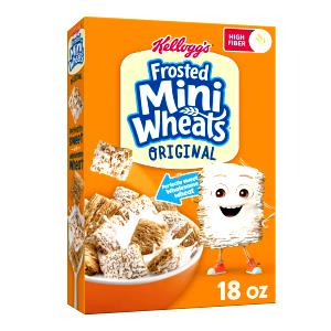 5 Biscuits Frosted Mini-Wheats Cereal With Milk, Big Bite