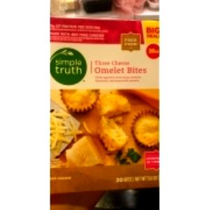 5 bites (82 g) Three Cheese Omelet Bites