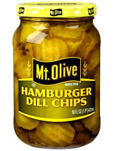 5 chips (1 oz) Hamburger Dill Chips