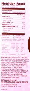 5 cookies (28 g) Dark Chocolate Mini Heart Cookies