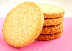 5 cookies (30 g) Butter Coconut Biscuits