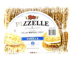 5 cookies (30 g) Vanilla Flavored Pizzelle Italian Waffle Cookies