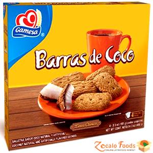 5 cookies (31 g) Barras De Coco