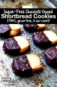 5 Cookies Fudge Dipped Shortbread Cookie, Sugar Free