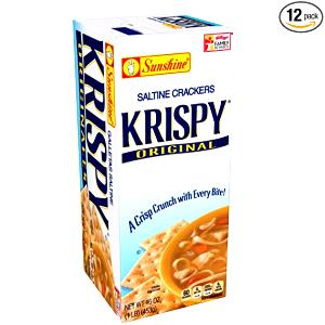 5 crackers (15 g) Krispy Original Saltine Crackers