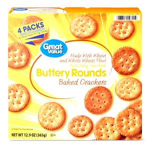 5 crackers (15 g) Reduced Fat Buttery Rounds Baked Crackers