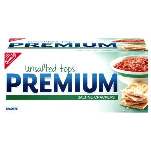 5 crackers (15 g) Unsalted Saltine Crackers