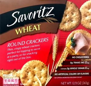 5 crackers (15 g) Wheat Round Crackers