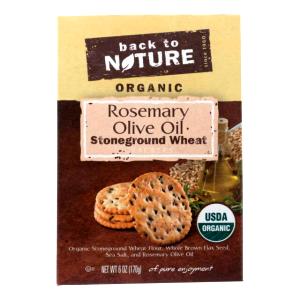 5 crackers (16 g) Organic Rosemary Olive Oil Stoneground Wheat Crackers