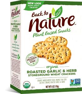 5 crackers (16 g) Organic Stoneground Wheat Crackers