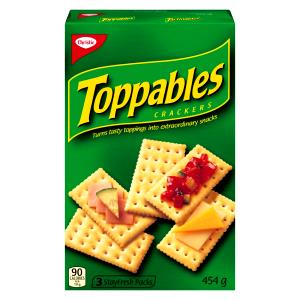 5 crackers (19 g) Toppables Crackers