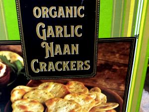 5 crackers (29 g) Organic Garlic Naan Crackers