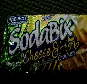 5 crackers (31 g) Sodabix Cheese & Herb Crackers