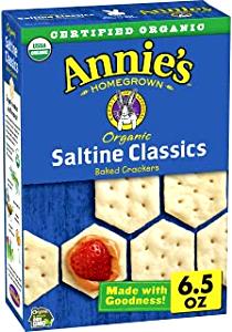 5 crackers Lowfat Saltine Crackers