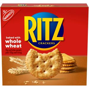 5 Crackers Ritz Cracker, Whole Wheat