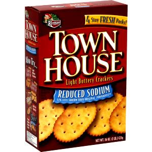 5 Crackers Town House Cracker, Lower Sodium