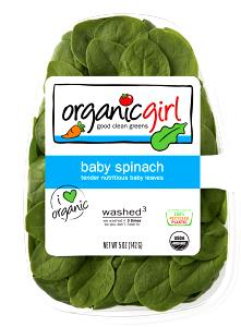 5 cups (85 g) Fresh Baby Spinach & Arugula Blend