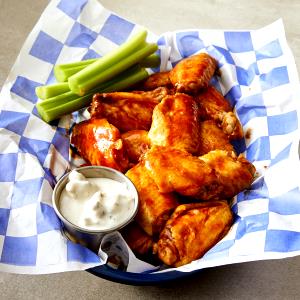 5 each Triple Dipper Wings Over Buffalo with Bleu Cheese
