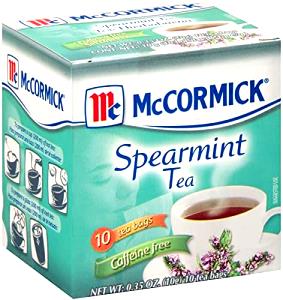 5 Fl Oz Spearmint Tea, Brewed