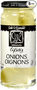5 onions (1 oz) Cocktail Onions Bathed in Vermouth