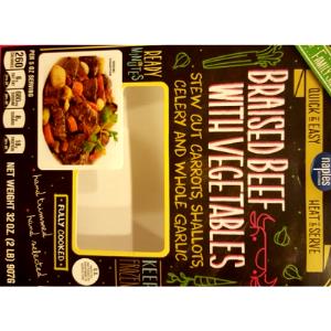 5 oz (140 g) Braised Beef with Vegetables