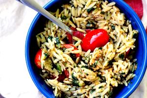 5 oz (140 g) Chicken Pesto with Orzo
