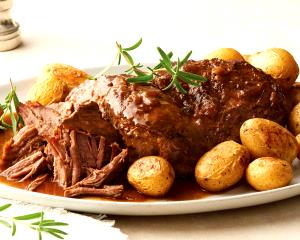5 oz (140 g) Fully Cooked Beef Pot Roast with Gravy