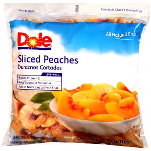 5 oz (142 g) Frozen Peaches