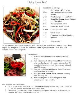 5 oz (142 g) Hunan Beef