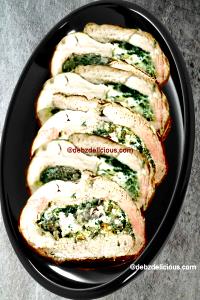 5 Oz Pork Tenderloin With Spinach Stuffing