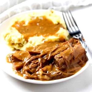 5 Oz Roast Beef İn Brown Gravy
