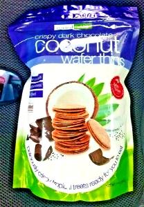 5 pieces (28 g) Crispy Coconut Wafer Thins