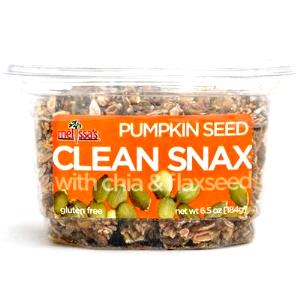5 pieces (30 g) Clean Snax Pumpkin Seed with Chia & Flaxseed