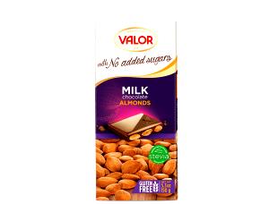 5 pieces (40 g) Milk Chocolate with Almonds (No Sugar Added)