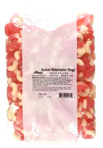 5 pieces (43 g) Gummi Watermelon Rings